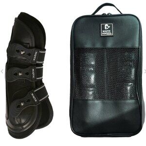 Majyk Equipe Estrella Carbon 100% Leather Jump Boot Set - Med/Lg